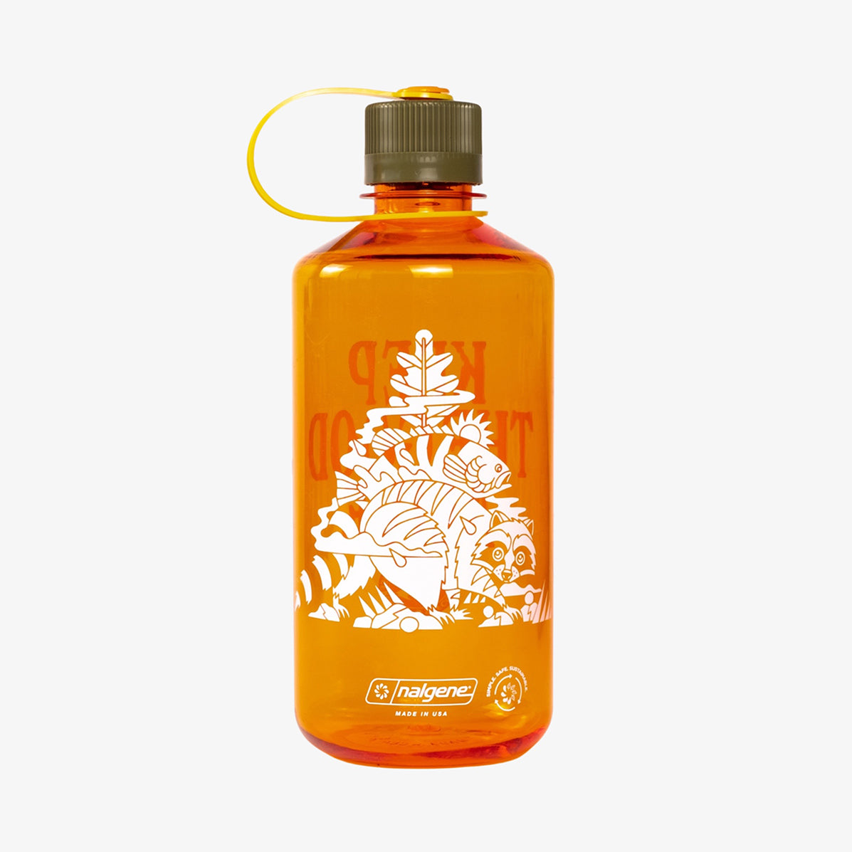 32oz Good Alive Nalgene Water Bottle - Orange