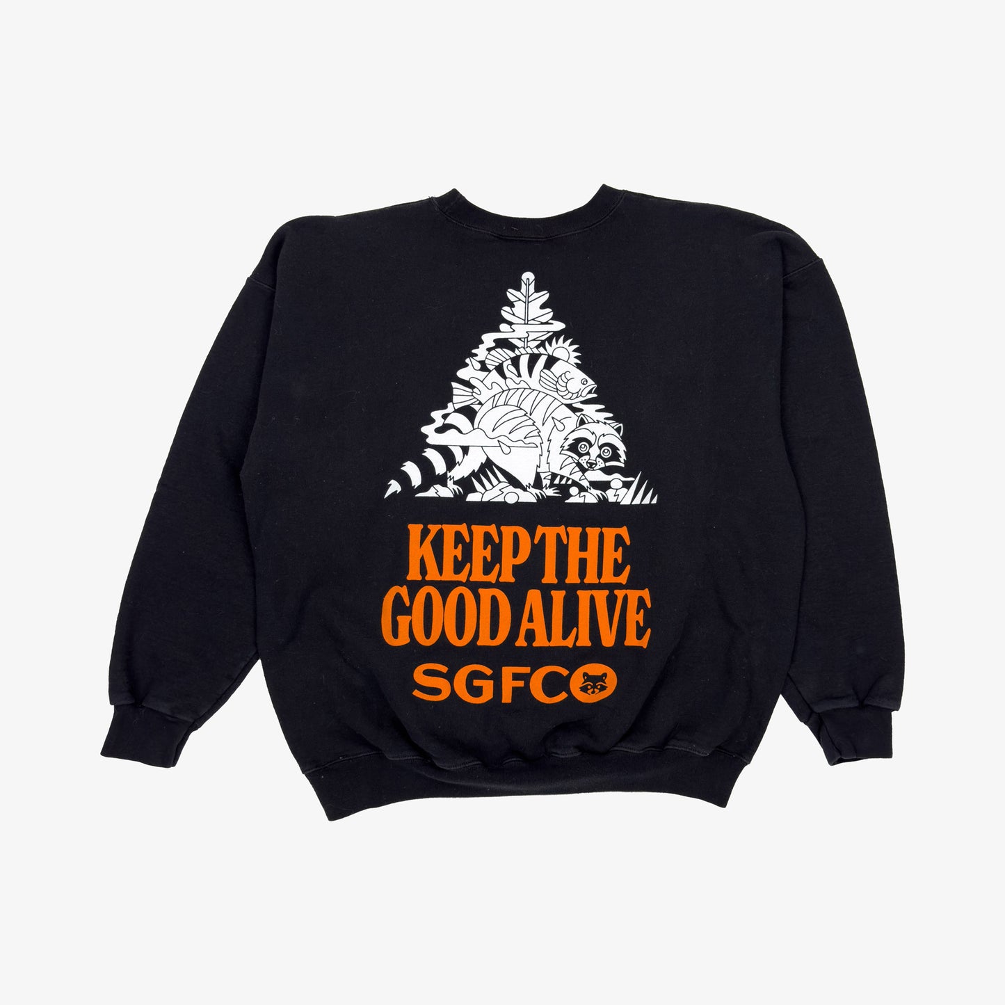 (L) Vintage Keep The Good Alive Sweatshirt - Black