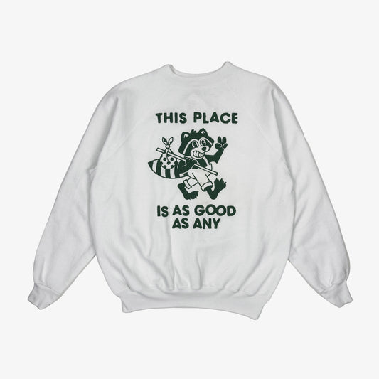 (L) This Place Raccoon Vintage Sweatshirt